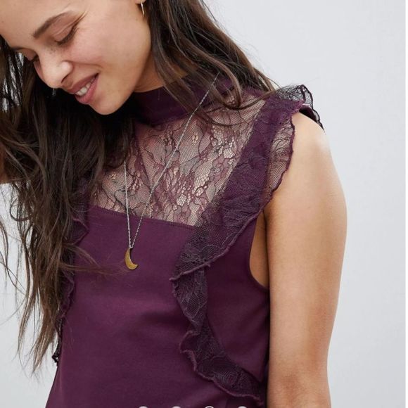 NWT Free People Beaumont Muse Lace Detail Dress - Picture 6 of 8